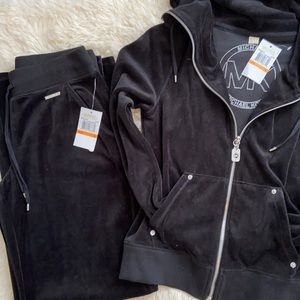 BRAND NEW MICHAEL KORS VELOUR TRACK SUIT